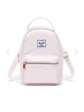 NWOT Herschel Supply Company Pastel Pink Mini Backpack Crossbody